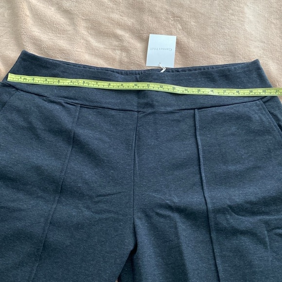 Garnet Hill Comfort Cropped Wide Leg Gray Pants Sz XL. - Picture 10 of 13